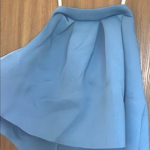 never worn blue skirt